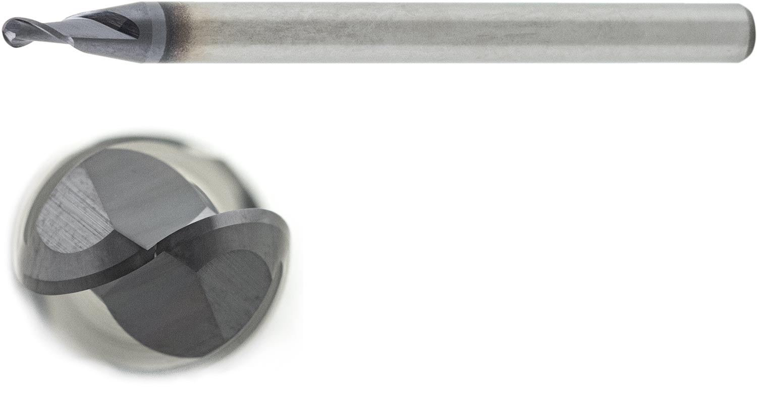 VHM Radiusfräser Ø 3,5 mm x r=1,75 mm RG18-20A