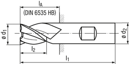 technische Zeichnung Fraeser RG18-56A