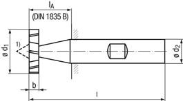 technische Zeichnung Fraeser RG30-18