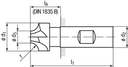 technische Zeichnung Fraeser RG32-88