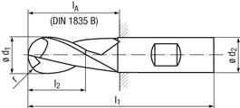technische Zeichnung Fraeser RG32-68C