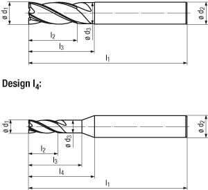 technische Zeichnung Fraeser RG24-57l