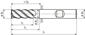 technische Zeichnung Fraeser RG15-94